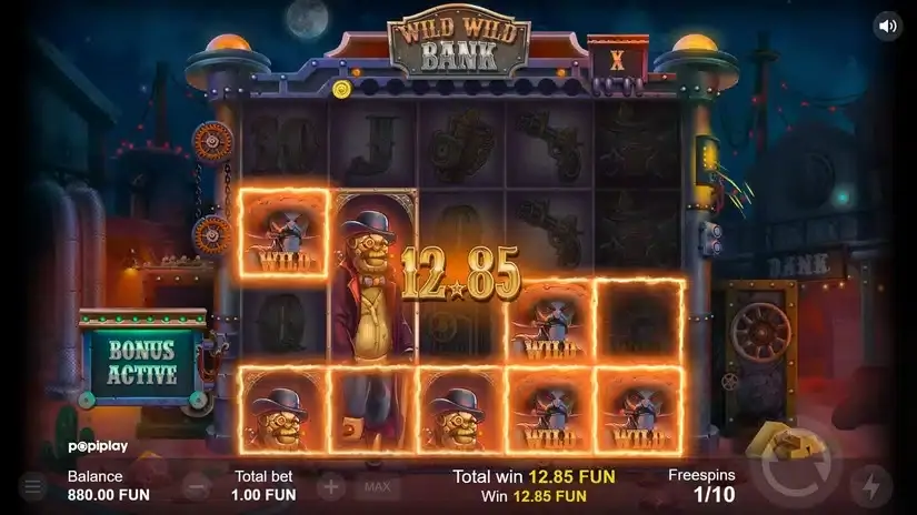 Wild Wild Bank slot screenshot 4