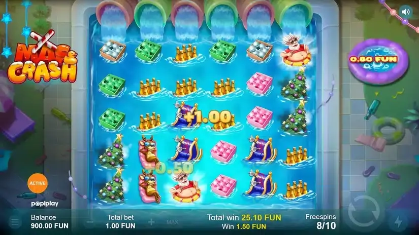Xmas Crash slot screenshot 4