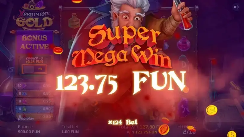 Xperiment Gold slot screenshot 