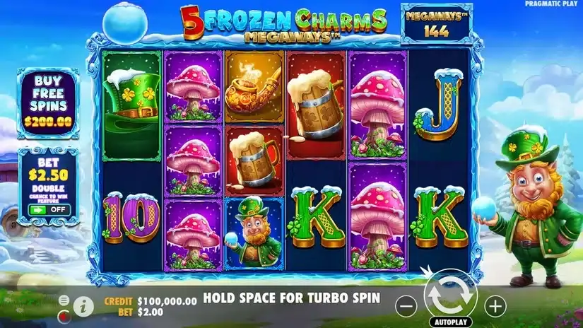 5 Frozen Charms slot screenshot 