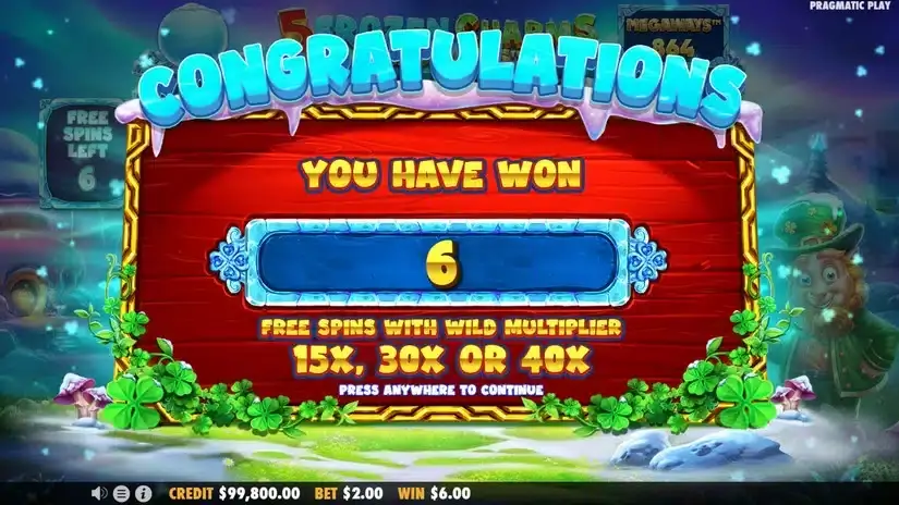 5 Frozen Charms slot screenshot 4