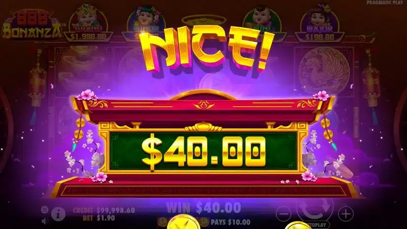 888 Bonanza slot screenshot 
