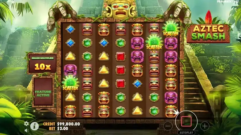Aztec Smash slot screenshot 2