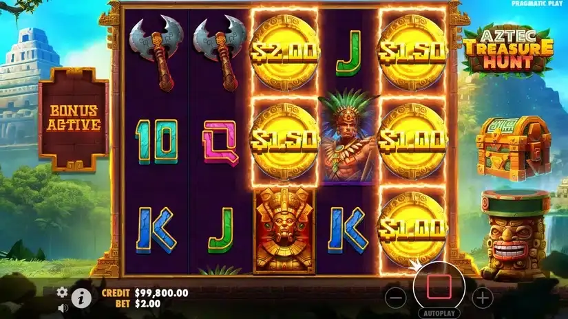 Aztec Treasure Hunt slot screenshot 4