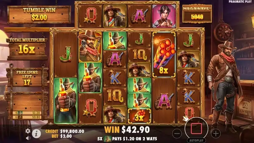 Bandit Megaways slot screenshot 