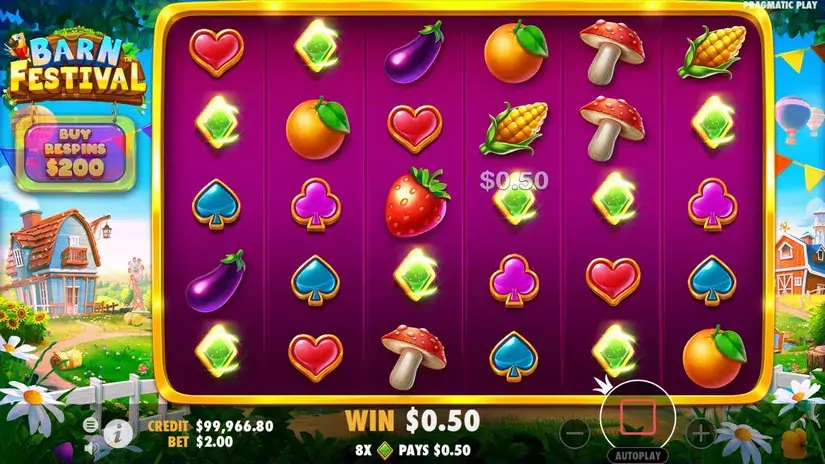 Barn Festival slot screenshot 2