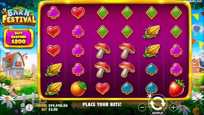 Barn Festival slot screenshot 