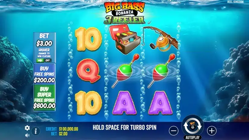Big Bass Bonanza 3 Reeler slot screenshot 