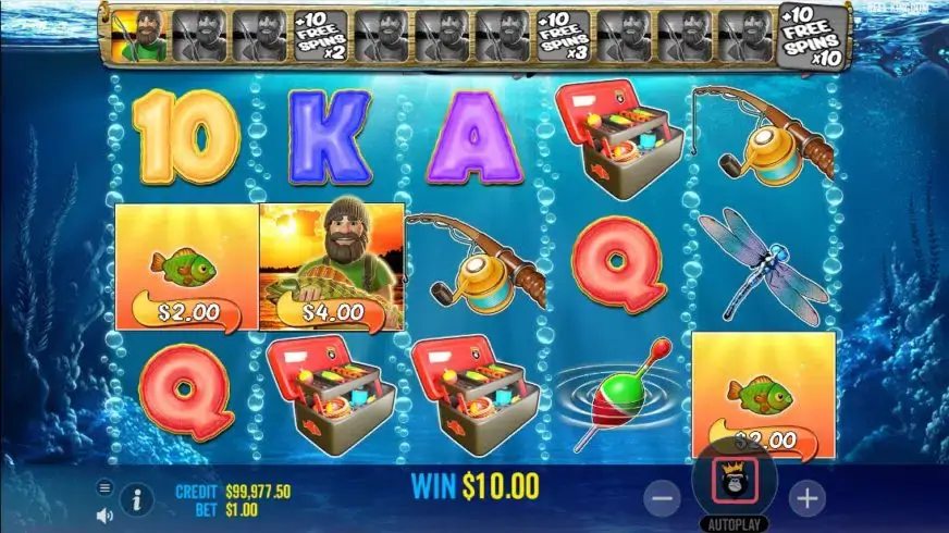 Big Bass Bonanza slot screenshot 