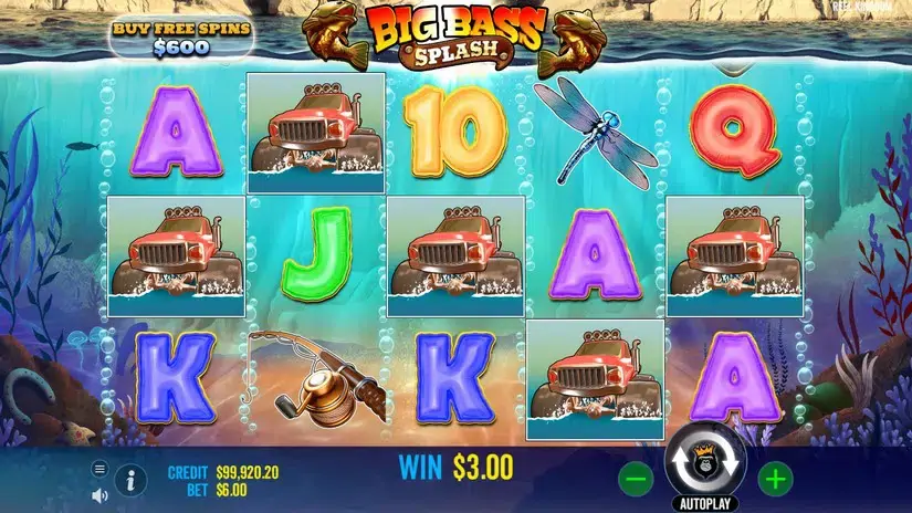 Big Bass Splash slot screenshot 2