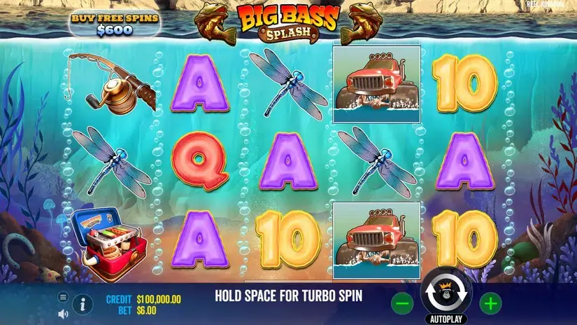 Big Bass Splash slot screenshot 