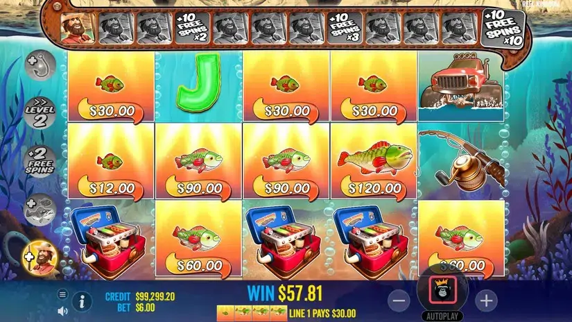 Big Bass Splash slot screenshot 