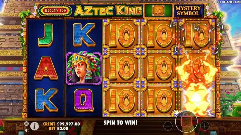 Book of Aztec King slot screenshot 3