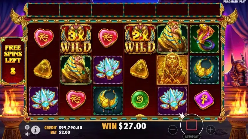 Book of Golden Sands slot screenshot 5