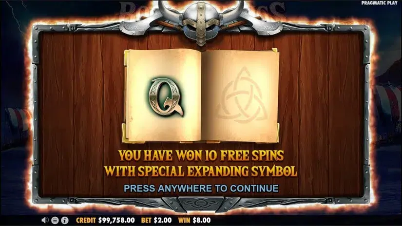 Book of Vikings slot screenshot 3