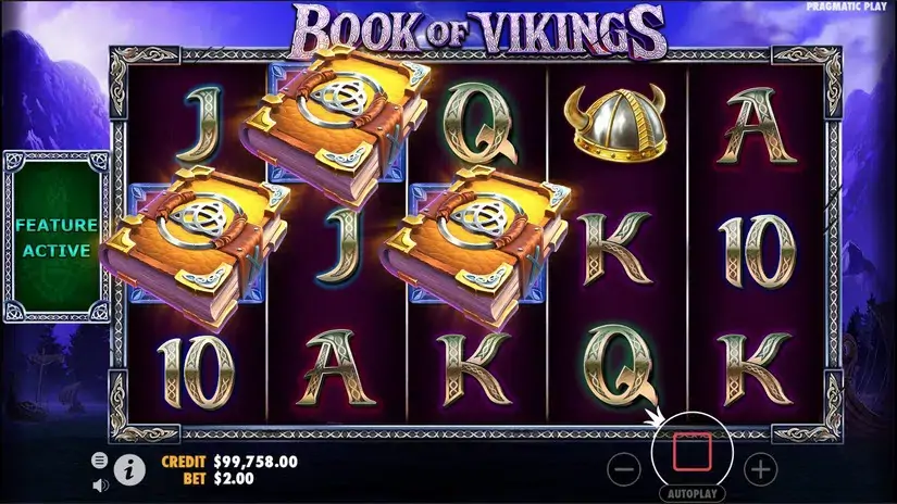Book of Vikings slot screenshot 2
