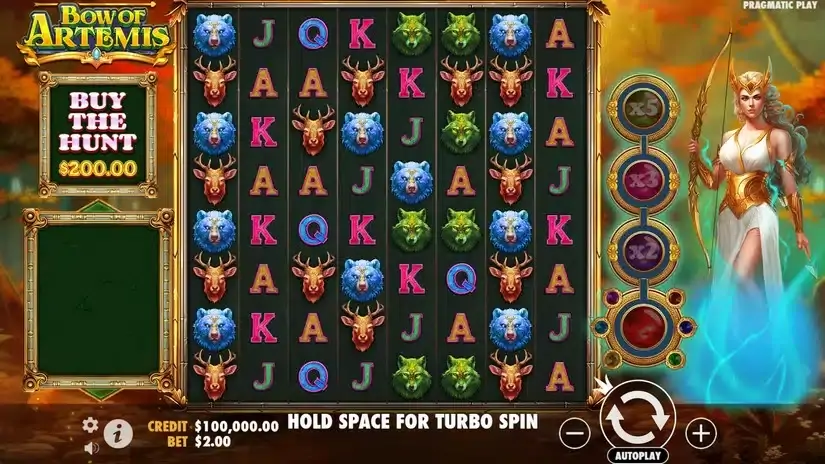 Bow of Artemis slot screenshot 