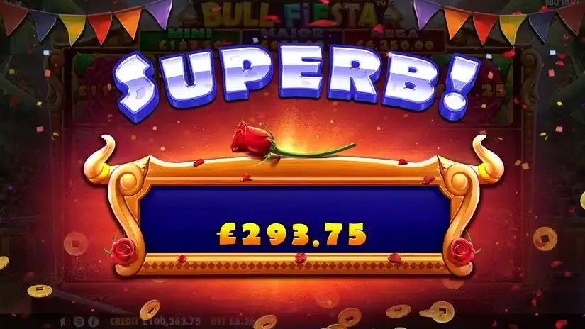 Bull Fiesta slot screenshot 5