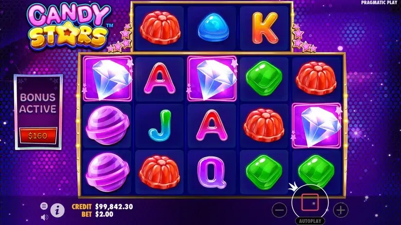 Candy Stars slot screenshot 3
