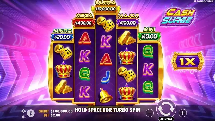 Cash Surge slot screenshot 