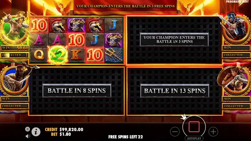Chase for Glory slot screenshot 5