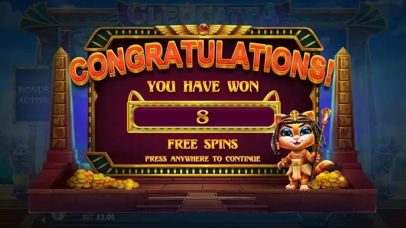 Cleocatra slot screenshot 4