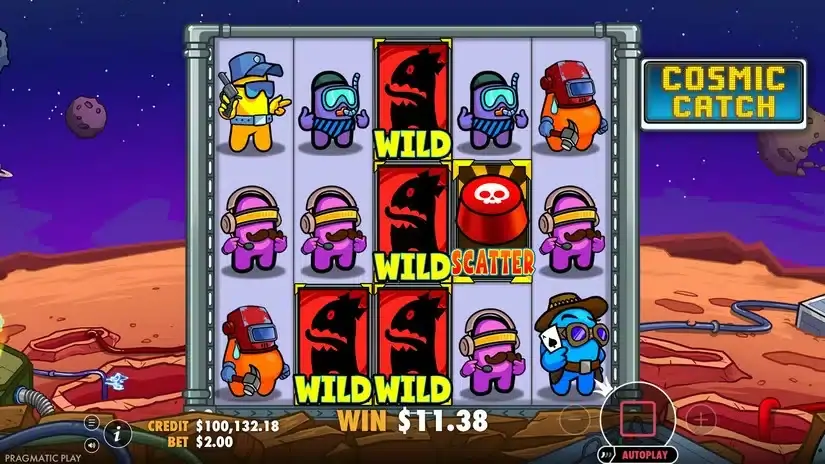 Cosmic Catch slot screenshot 