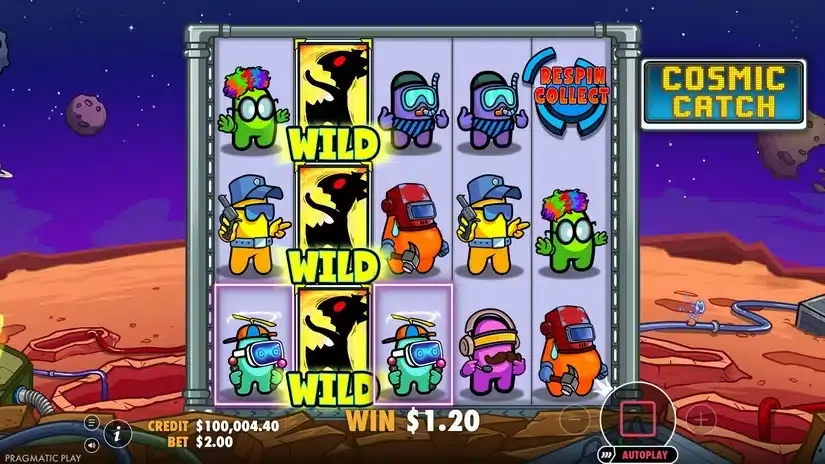 Cosmic Catch slot screenshot 3