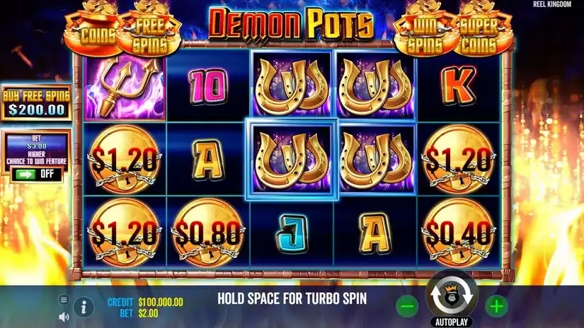 Demon Pots slot screenshot 