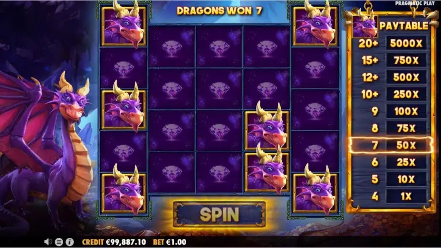 Drago – Jewels of Fortune slot screenshot 5