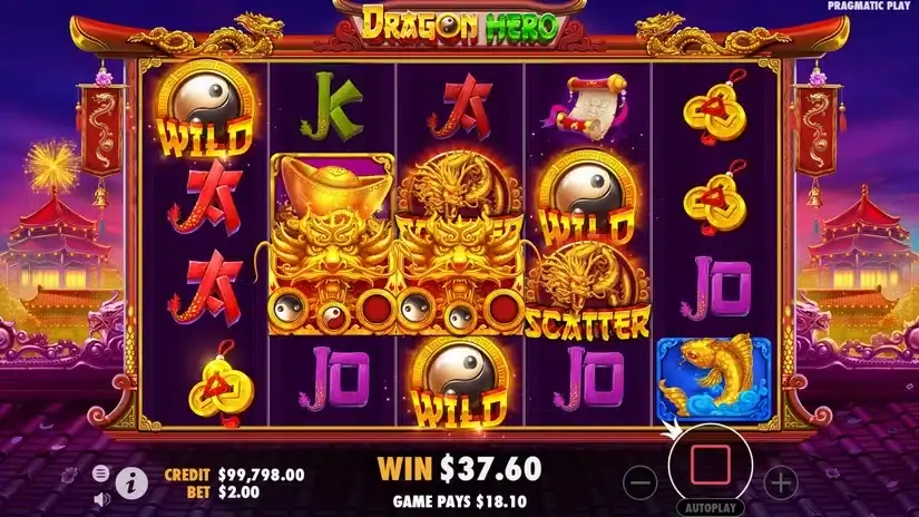 Dragon Hero slot screenshot 6