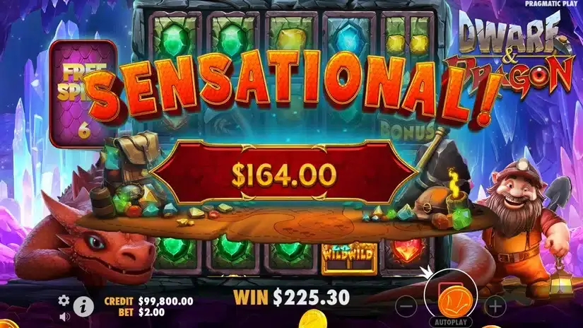 Dwarf & Dragon slot screenshot 