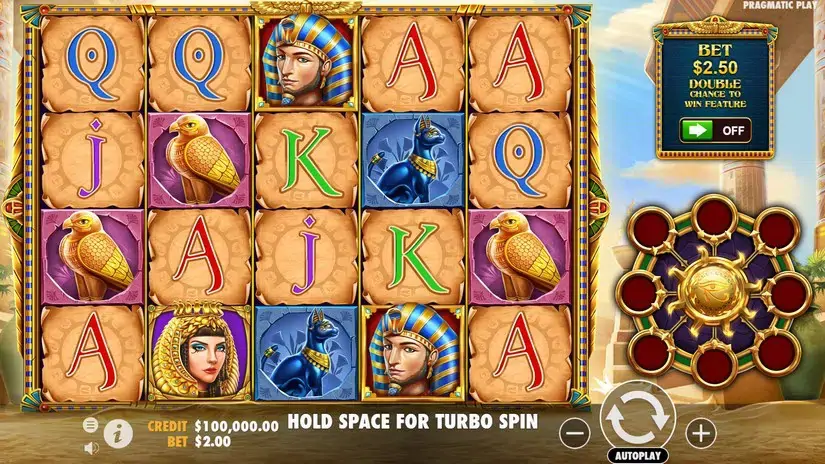 Eye of Cleopatra slot screenshot 1