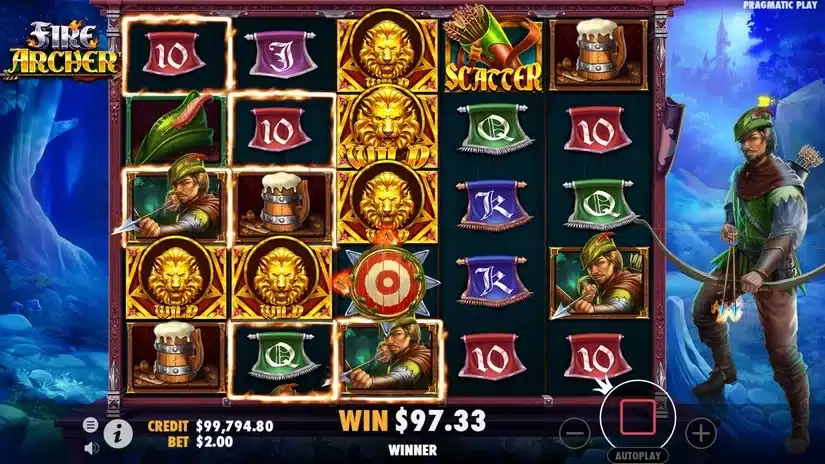 Fire Archer slot screenshot 7