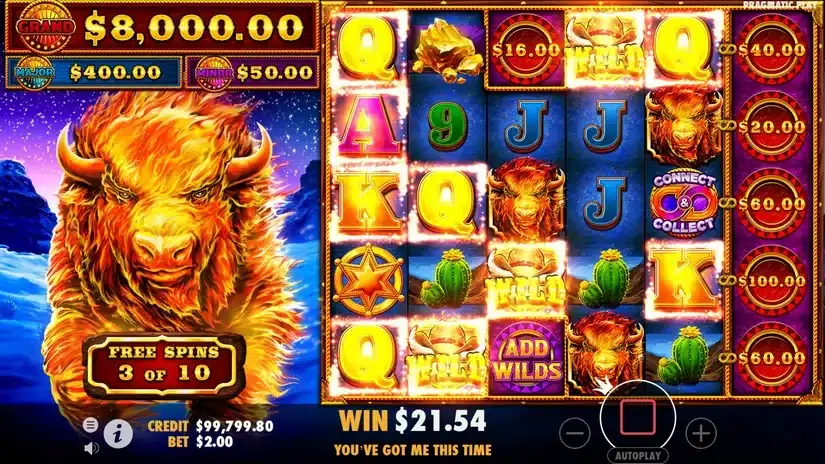 Fire Stampede slot screenshot 4