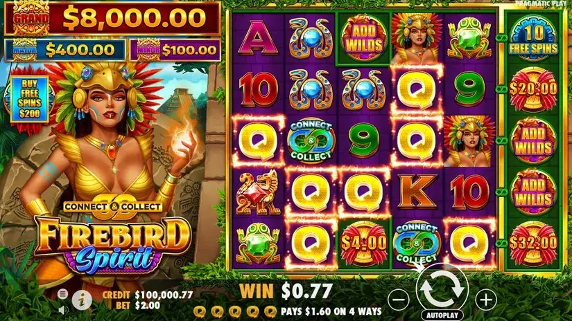 Firebird Spirit slot screenshot 2