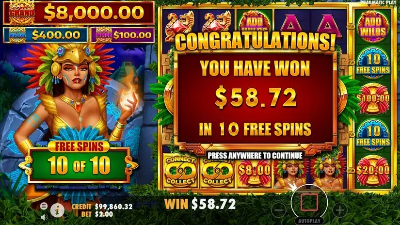 Firebird Spirit slot screenshot 