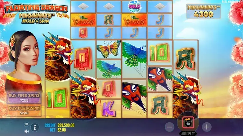 Floating Dragon Megaways slot screenshot 5