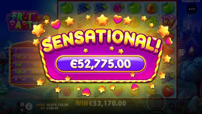 Fruit Party 2 slot screenshot 5