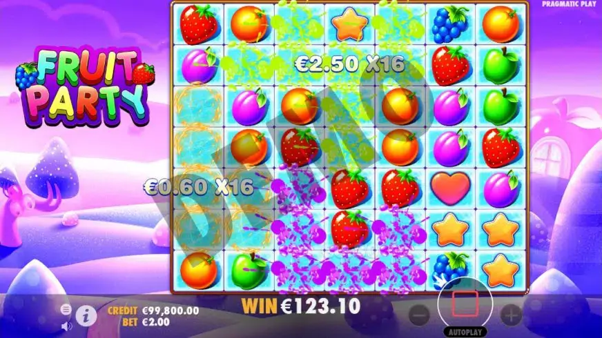 Fruit Party slot screenshot 