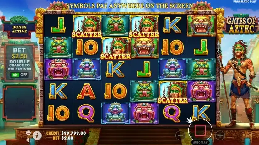 Gates of Aztec slot screenshot 3