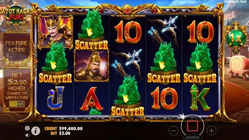 Gatot Kaca’s Fury slot screenshot 3