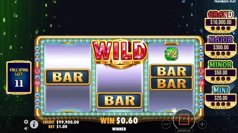 Gem Trio slot screenshot 4