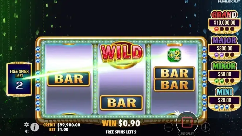 Gem Trio slot screenshot 