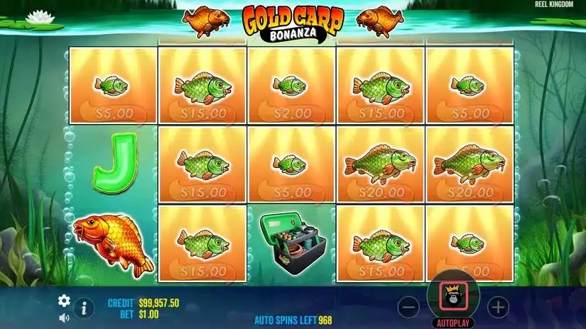 Gold Carp Bonanza slot screenshot 2
