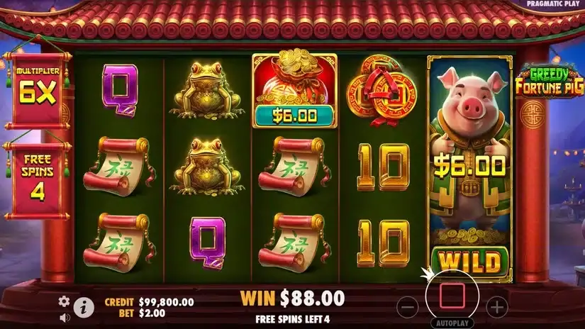 Greedy Fortune Pig slot screenshot 