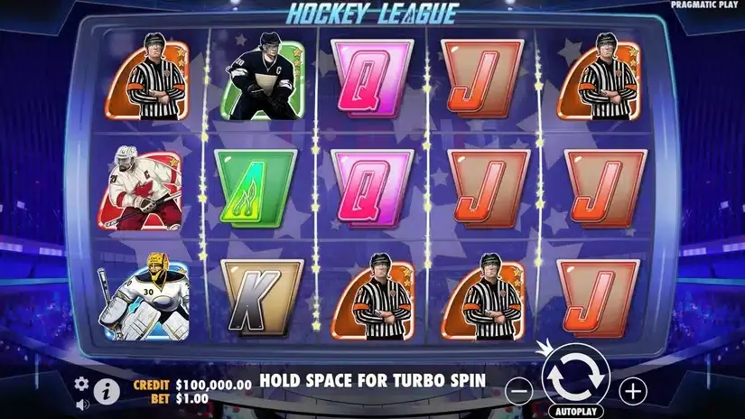 Hockey League slot screenshot 