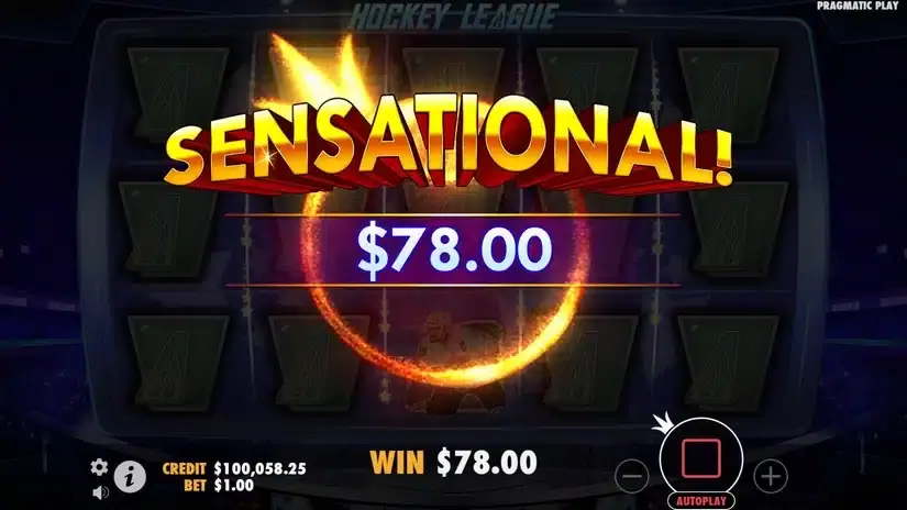 Hockey League slot screenshot 