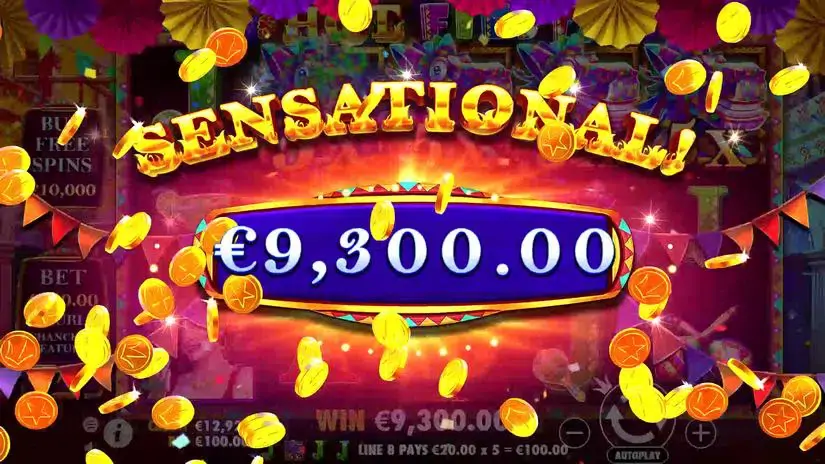 Hot Fiesta slot screenshot 