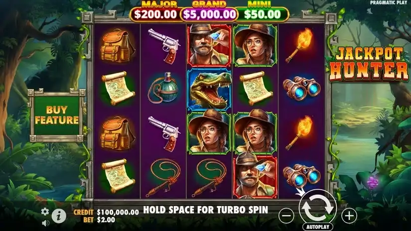 Jackpot Hunter slot screenshot 1